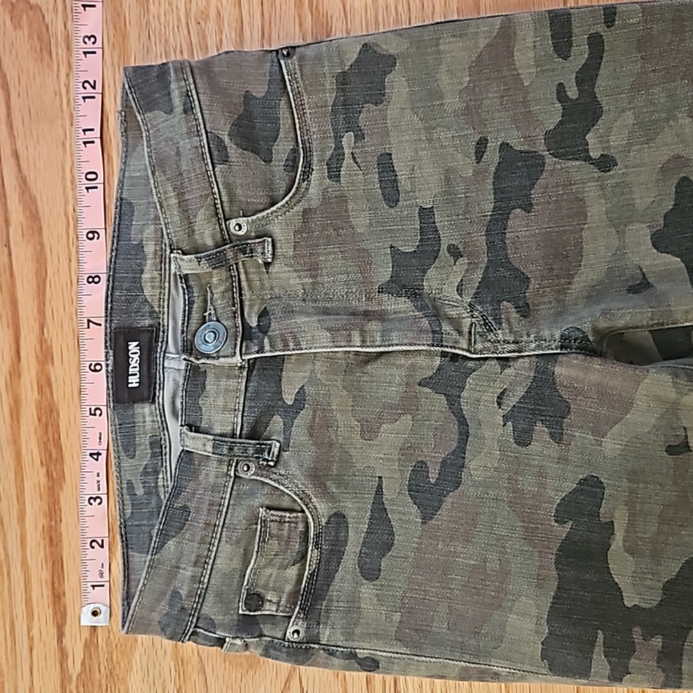 HUDSON Camo Barbara High Waist- Super Skinny size 25